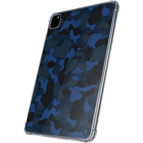 Blue Street Camo iPad Pro 11in (2024) Clear Case